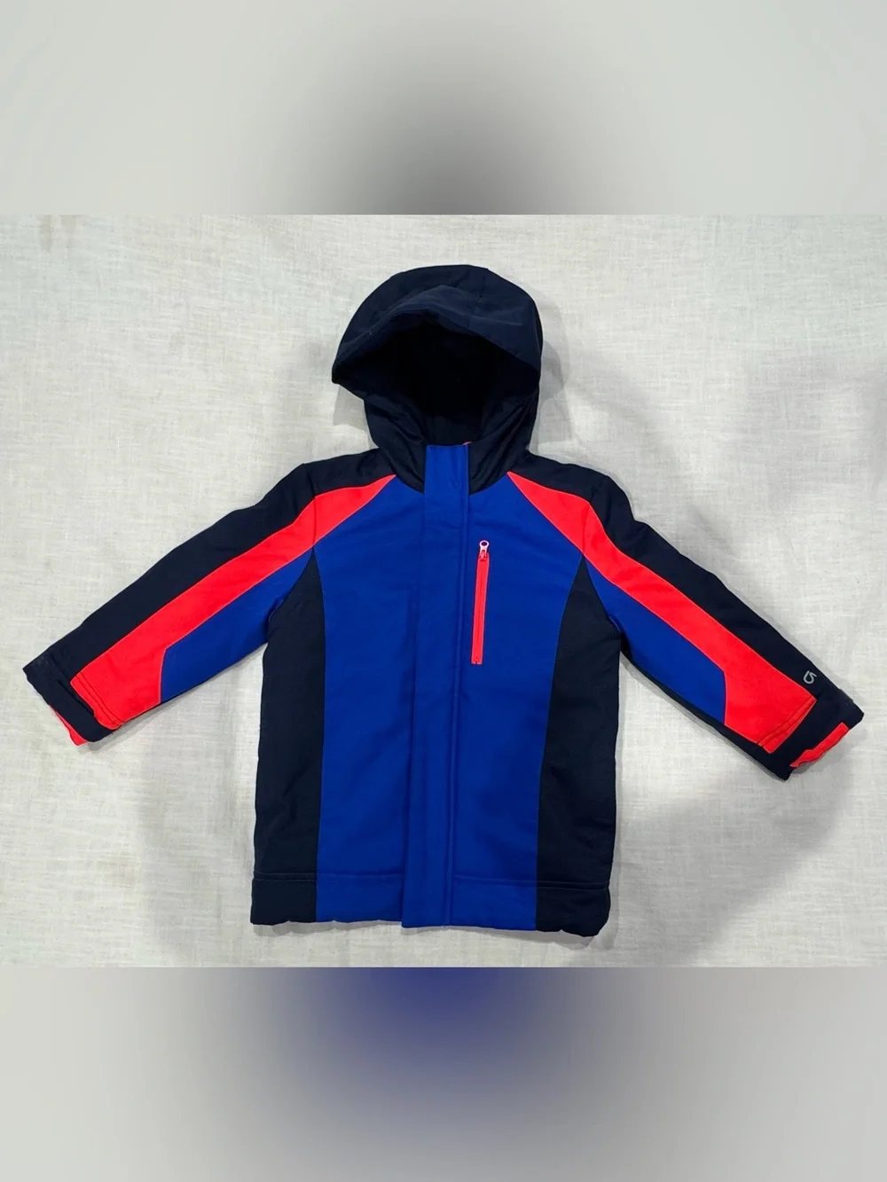 GapKids Boys Size XS (4-5 years) Hooded Zippered Coat Jacket Blue